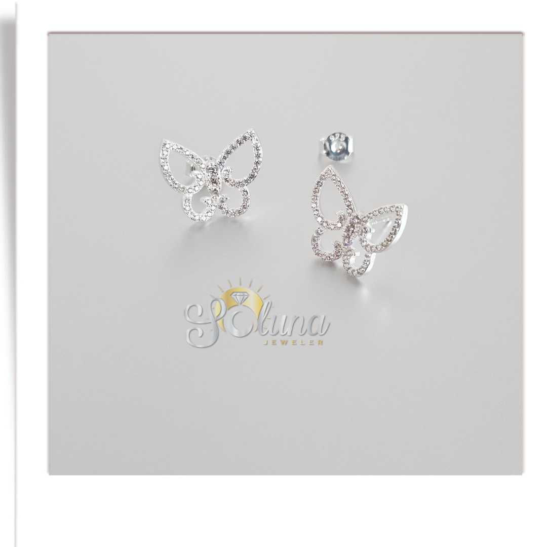 Aretes de Mariposa