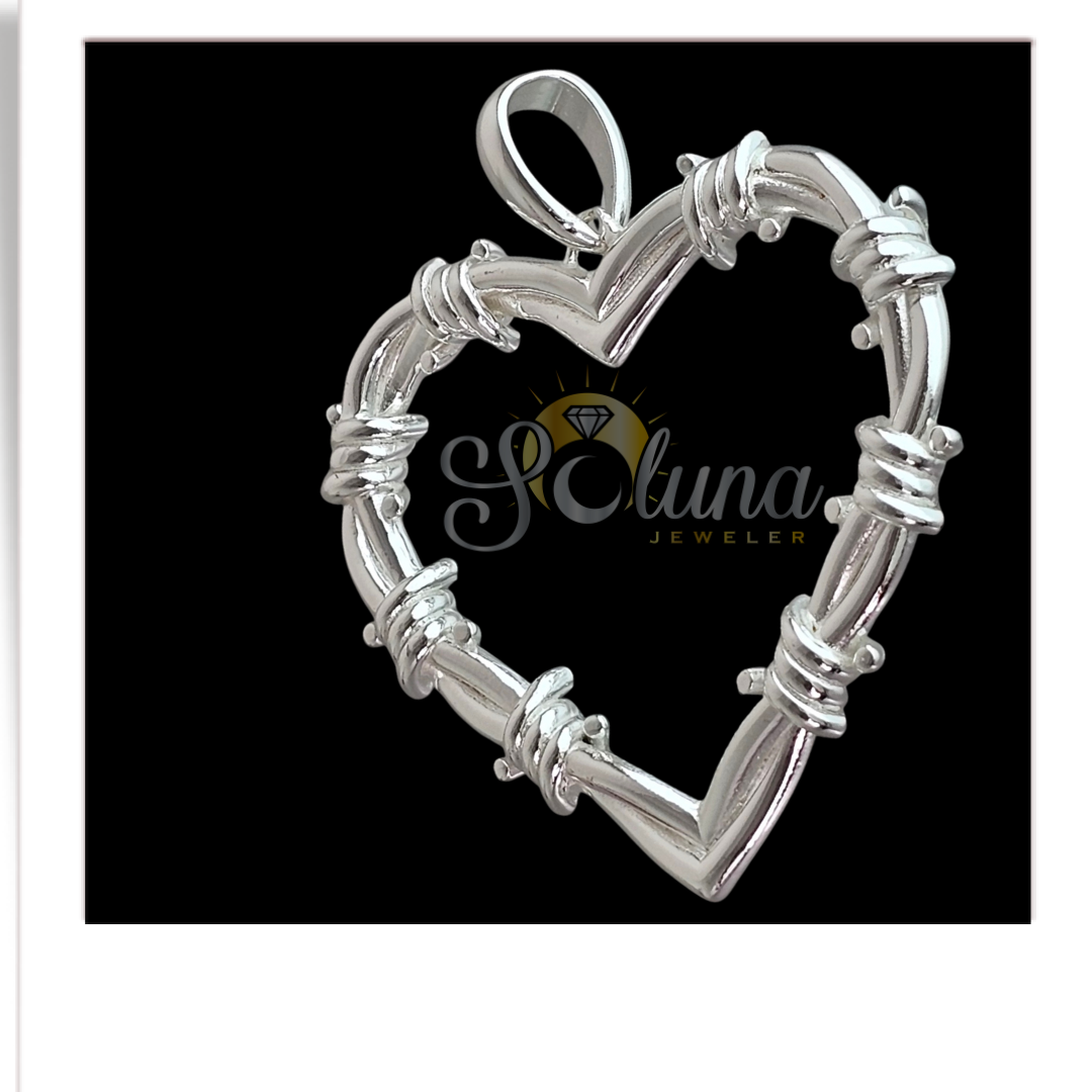 Colgante Corazón con Púas