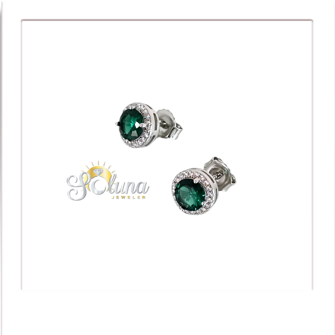 Pendientes Verde Esmeralda