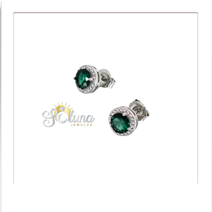 Pendientes Verde Esmeralda