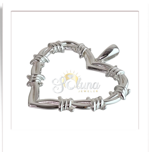 Colgante Corazón con Púas
