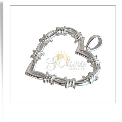 Colgante Corazón con Púas