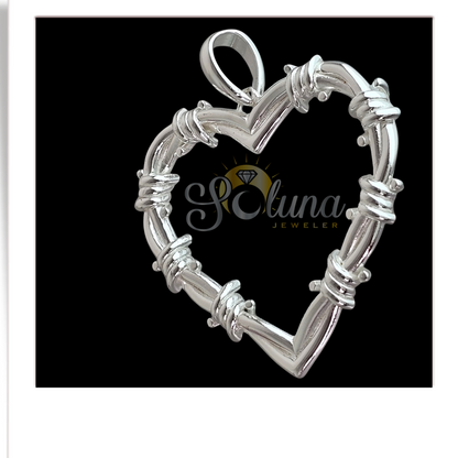 Colgante Corazón con Púas